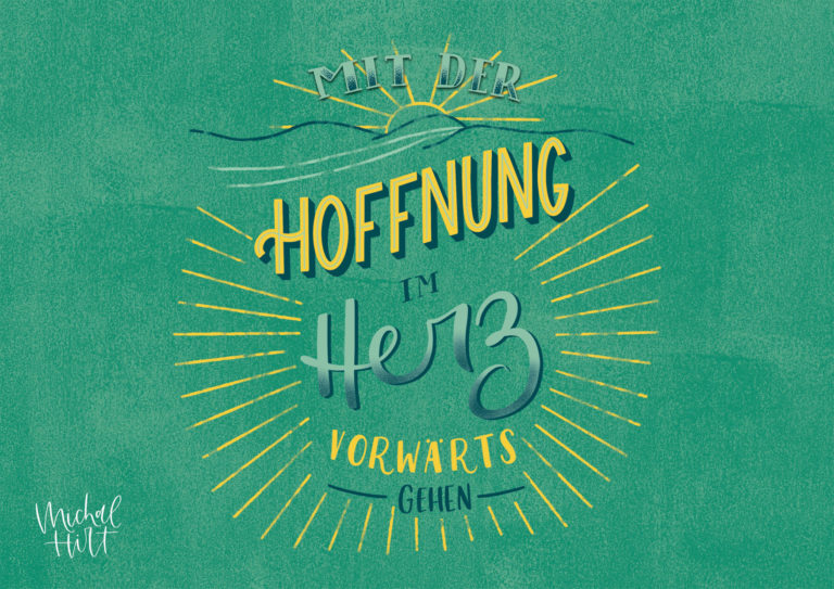 Lettering Handlettering Hoffnung