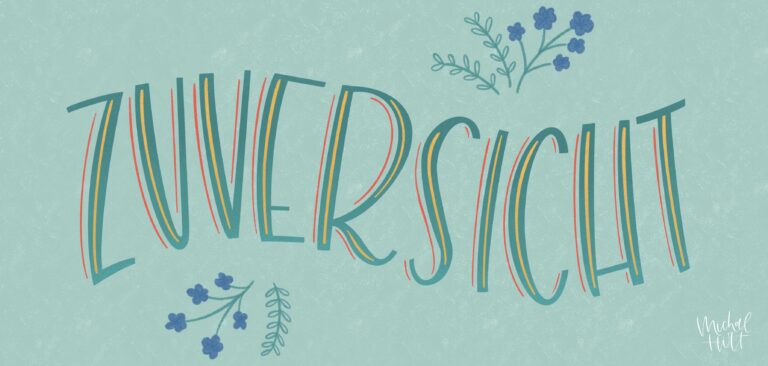 Handlettering Zuversicht