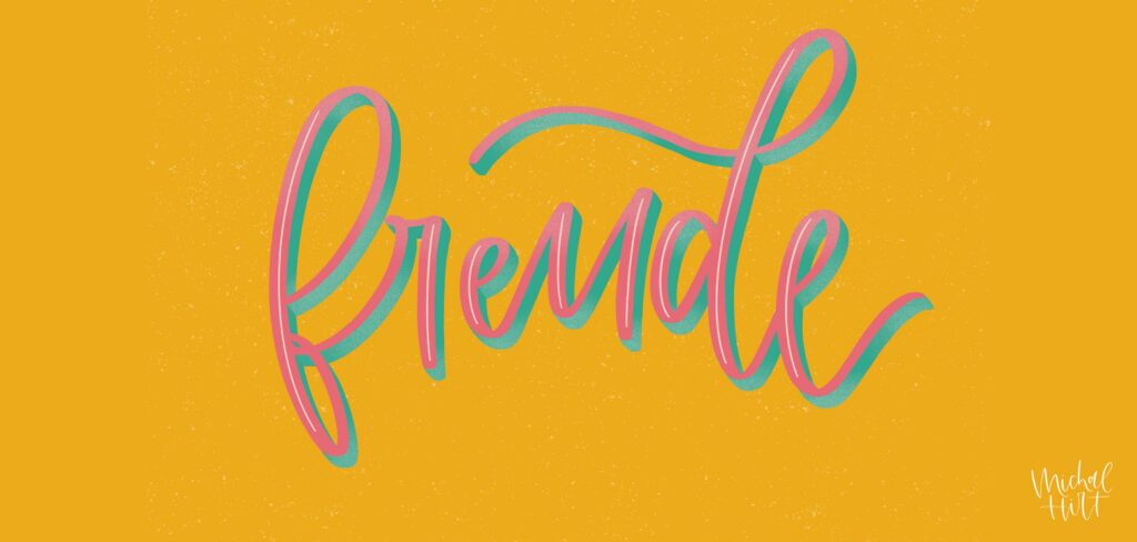 Handlettering Freude