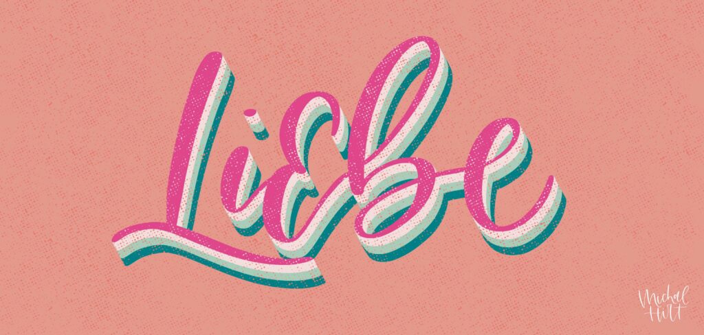 Handlettering Liebe