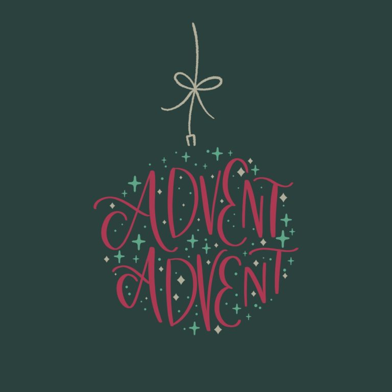 Handlettering Weihnachten Spruch Advent